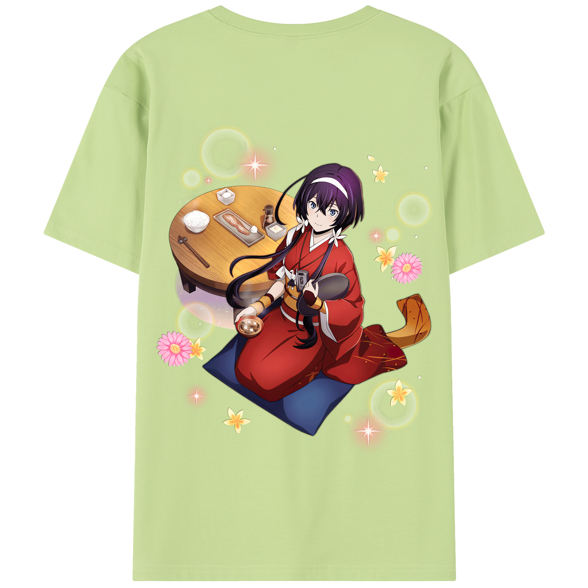 （画像用） 文豪ストレイドッグス Bungo Stray Dogs 綿100％半袖Tシャツ（背面プリント）